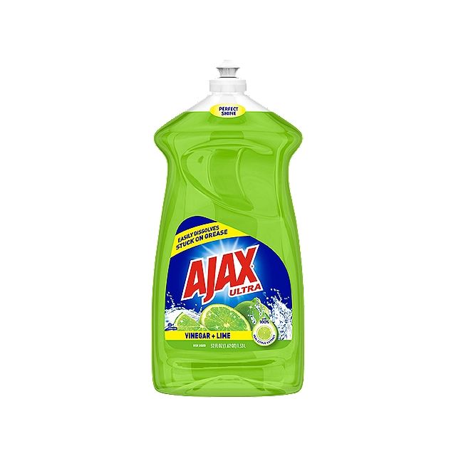 Ajax Dishwashing Liquid Dish Soap Vinegar + Lime 28 Oz