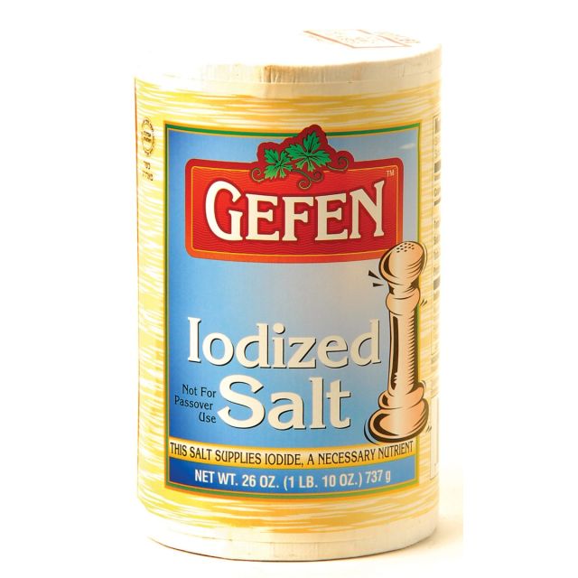 Gefen Salt Iodized Table Salt 26 Oz