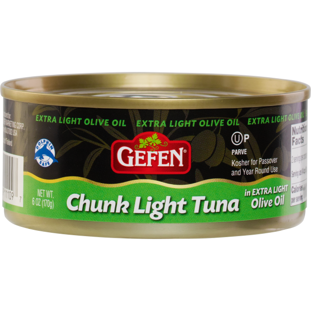 Gefen Chunk Lite Tuna In Extra Light Olive Oil 6 Oz