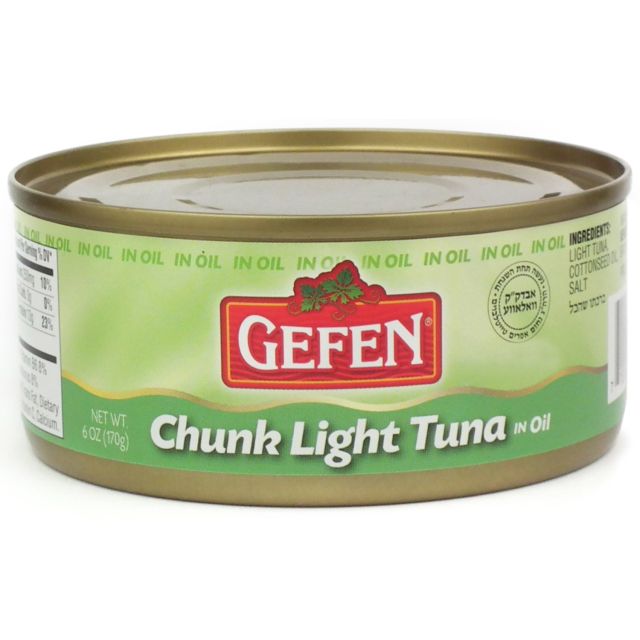Gefen Chunk Light Tuna In Oil 6 Oz