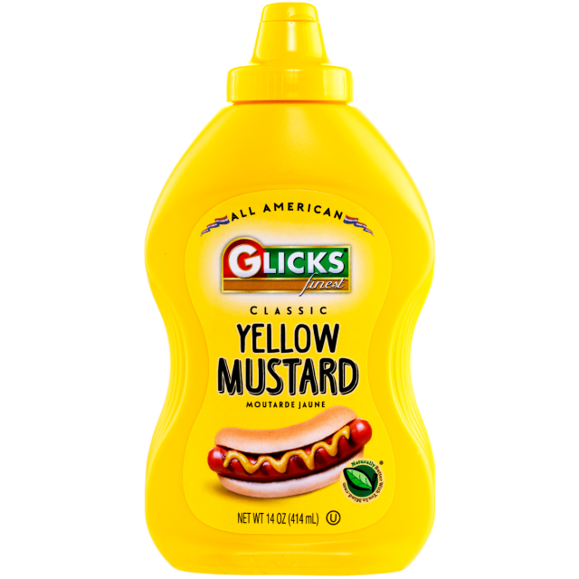 Glicks Mustard 14 Oz
