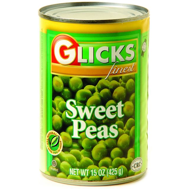 Glicks Canned Glicks Sweet Peas 16 Oz