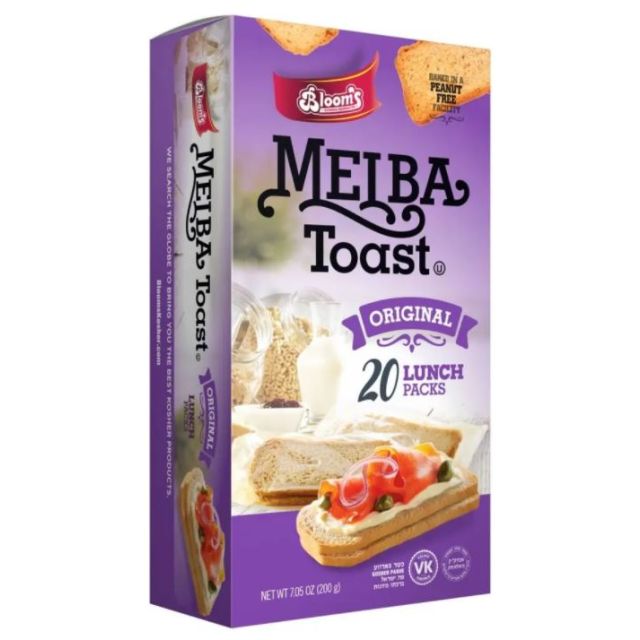 Blooms Melba Toast Original Lunch Pk 7.05 Oz