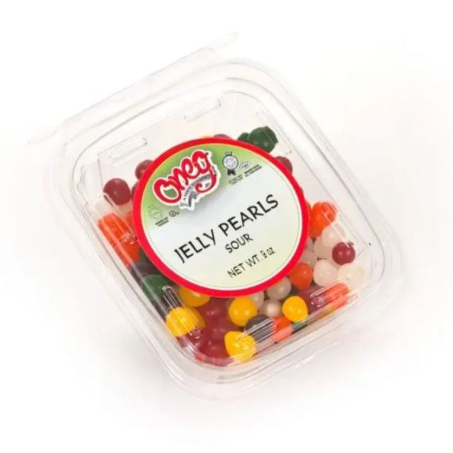 Oneg Sour Jelly Pearls Container 9 Oz
