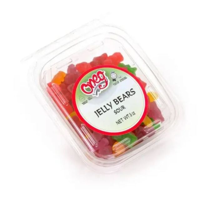 Oneg Sour Jelly Bears Container 9 Oz