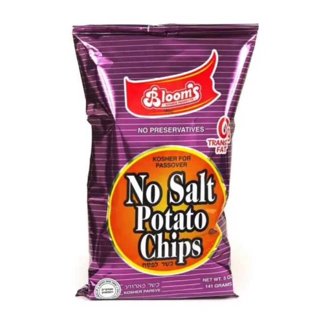 Blooms Potato Chips No Salt 5 Oz