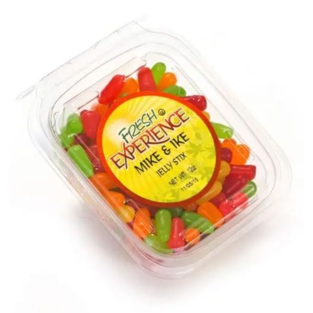 Fresh Experience Mike & Ike Jelly Stix Container 12 Oz