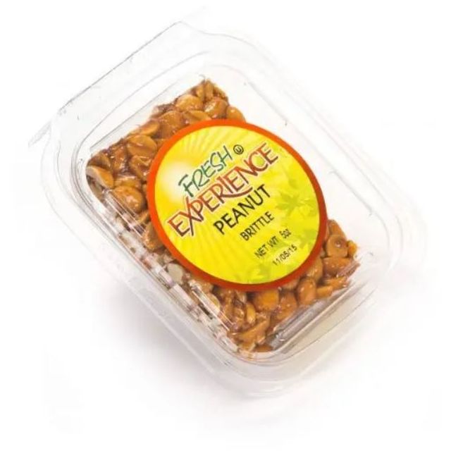 Fresh Experience Peanut Brittle Container 5 Oz