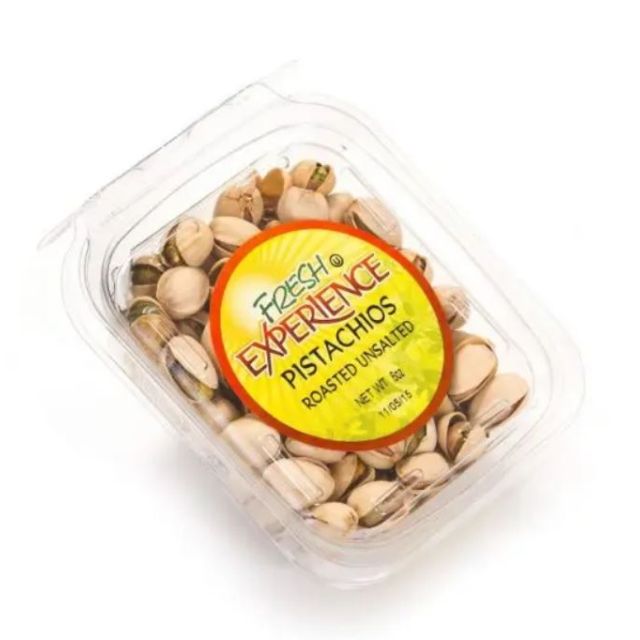 Fresh Experience Pistachios Roasted Unsalted Container 6 Oz
