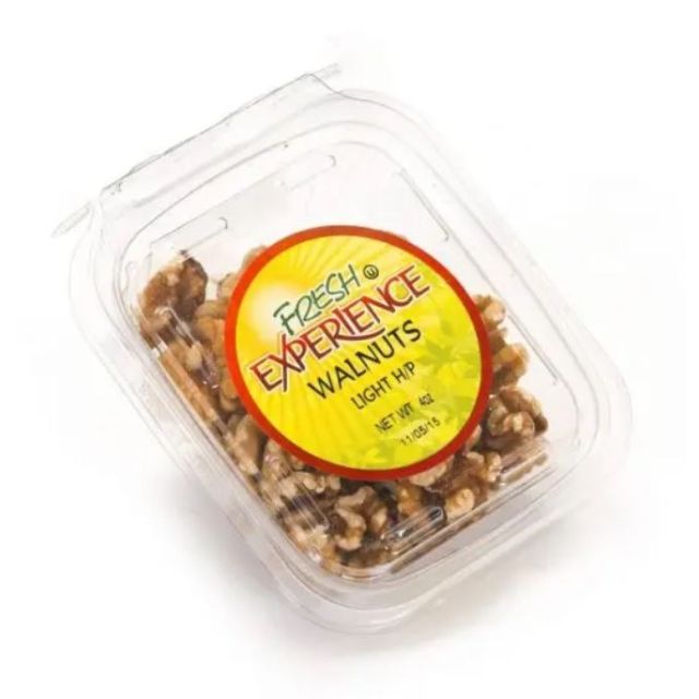 Fresh Experience Walnuts Light H/P Container 4 Oz