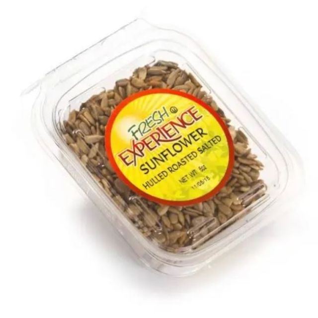 Fresh Experience Sunflower Hulled Roasted Salted Container 6 Oz