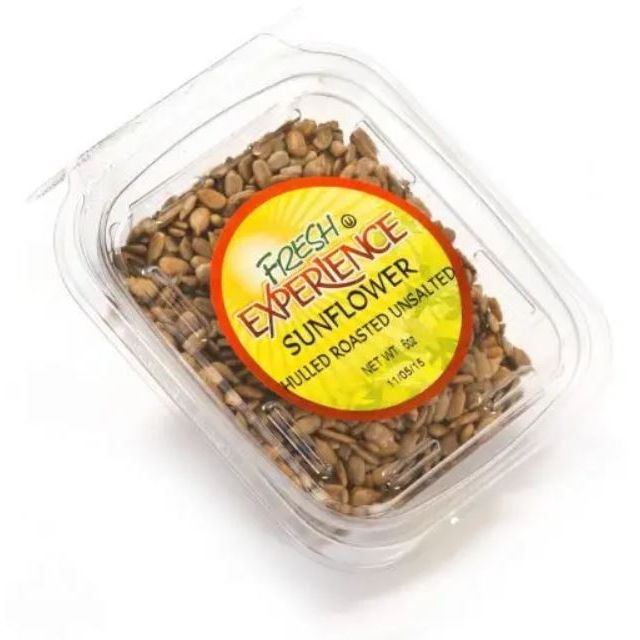 Fresh Experience Sunflower Hulled Roasted Unsalted Container 6 Oz