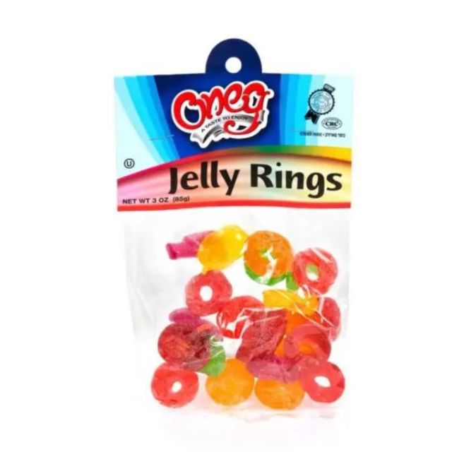 Oneg Jelly Rings 3 Oz