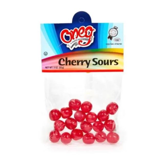 Oneg Cherry Sours 3 Oz