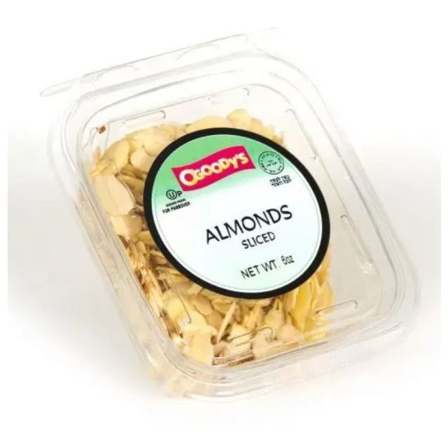 Oneg Sliced Almonds Container 6 Oz