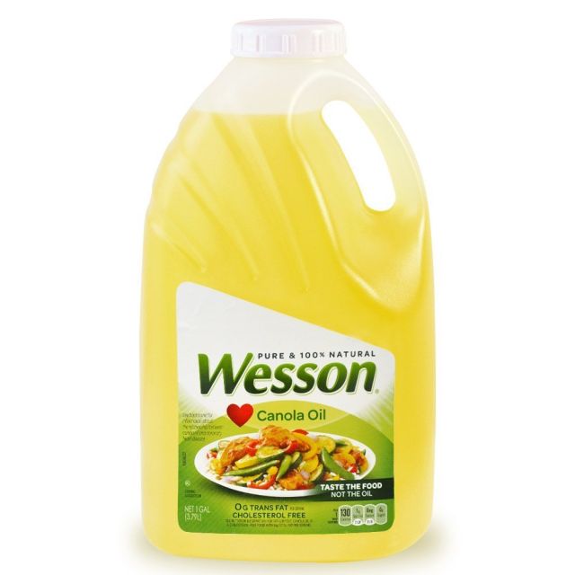 Wesson Pure & 100% Natural Canola Oil 128 fl oz