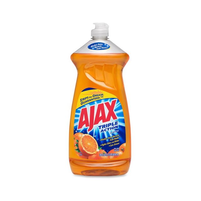 Ajax Dishwashing Liquid Dish Soap Orange 28 oz