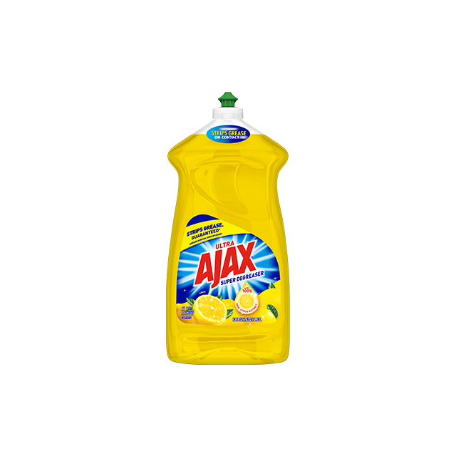 Ajax Dishwashing Liquid Dish Soap Lemon 52 oz