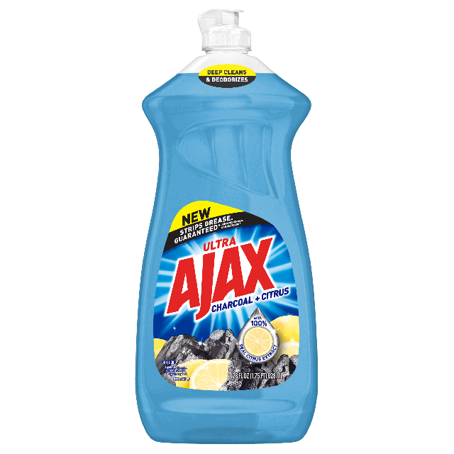 Ajax Dish Liquid Charcoal & Citrus 28 oz