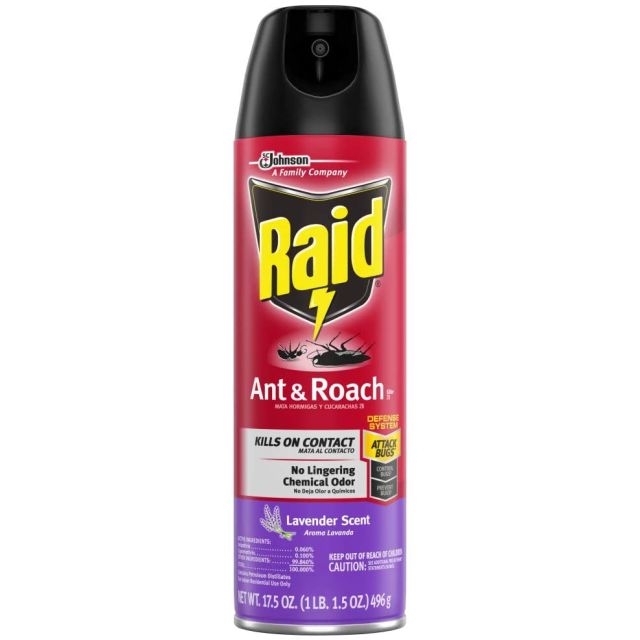 Raid Ant & Roach Killer Lavender, 17.5 OZ