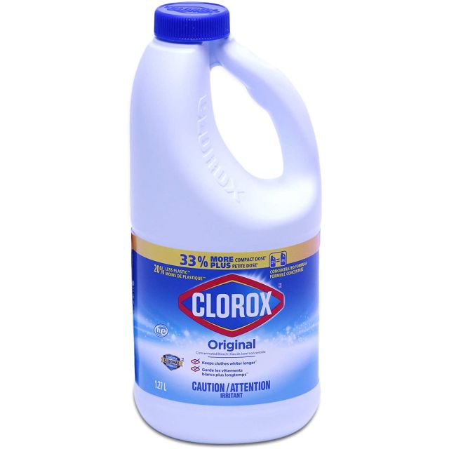Clorox Liquid Bleach Original 1.27 L 43 Oz