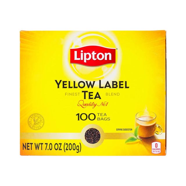 Lipton Yellow Label Tea 100 bags 7 Oz