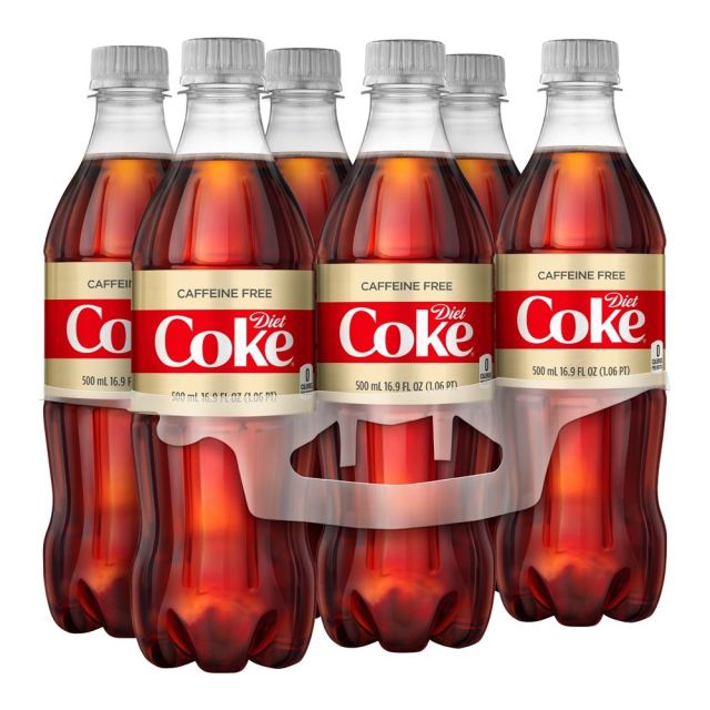Coca Cola Caffeine Free Diet Coke 0.5 Liter 6 Pack