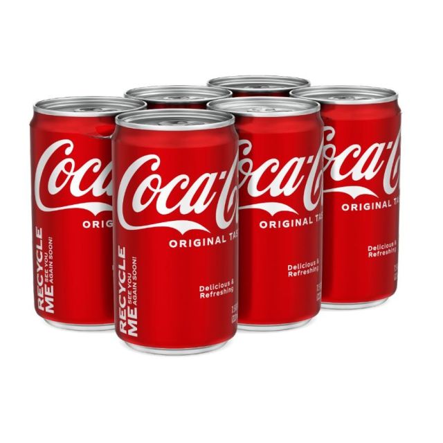 Coca Cola Classic Coke 6pk/7.5 fl oz Cans