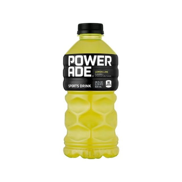 Powerade Lemon Lime Sports Drink, 28 Fl oz 828 ml