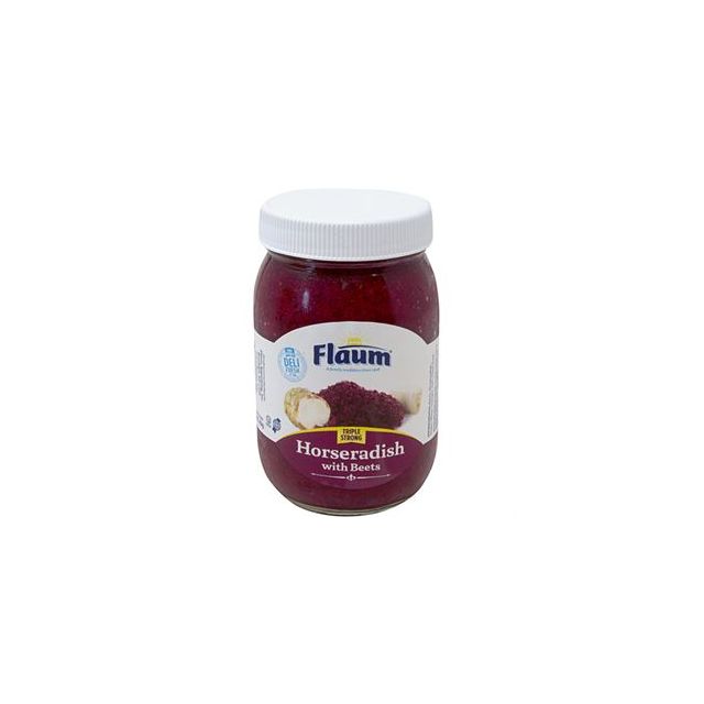 Flaum Horseradish Triple Strength Jar 16 Oz