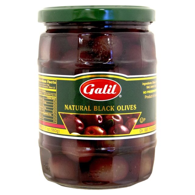 Galil Olives Black Natural Jar 19.7 Oz