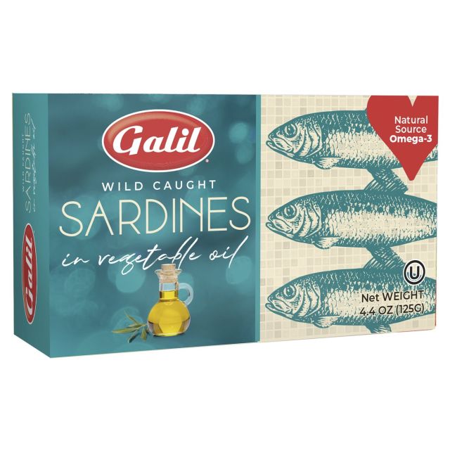 Galil Sardines In Vegetable Oil 4.4 Oz