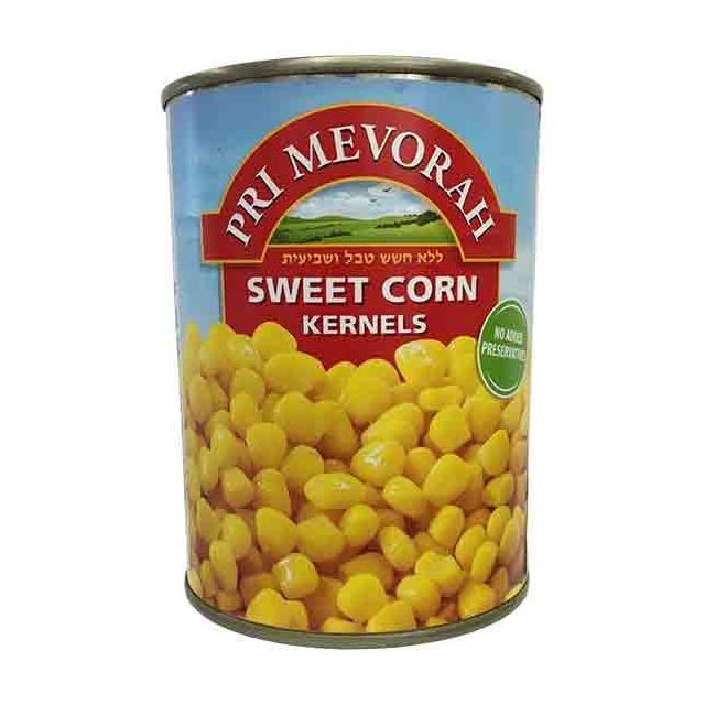 Pri Mevorah - Canned Sweet Corn Kernels 550 G 19.4 Oz