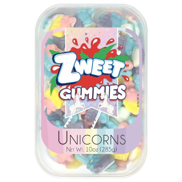 Zweet Gummy Unicorns 10 Oz