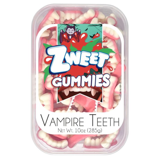 Zweet Gummy Vampire Teeth 10 Oz