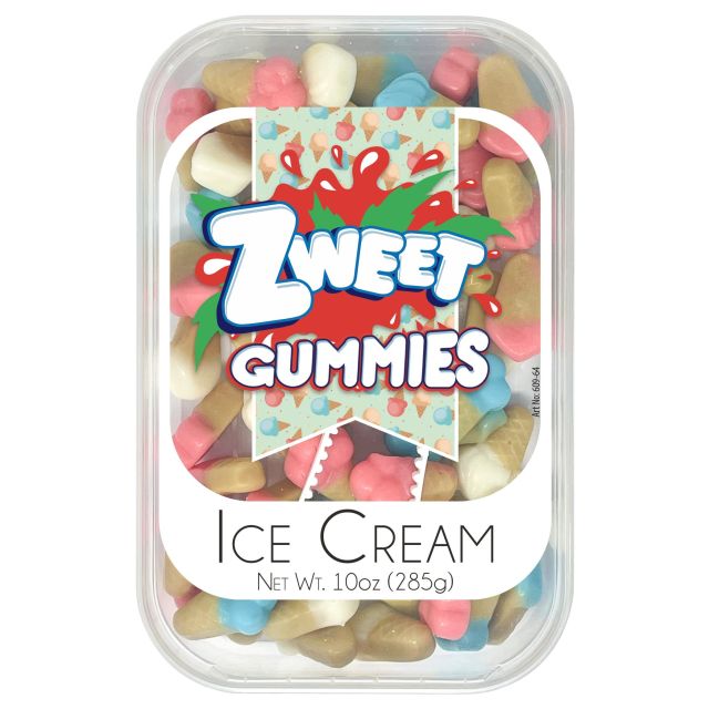 Zweet Gummy Ice Cream Cones 10 Oz