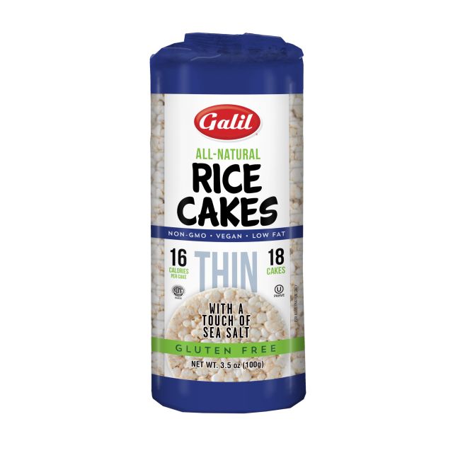 Galil Thin Rice Cakes Round Salt 3.5 Oz
