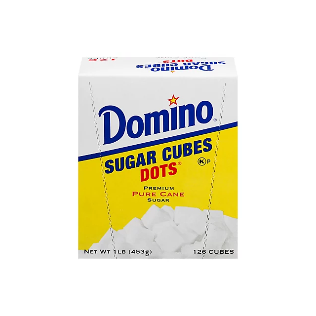 Domino Sugar Cubes DOTS Pure Cane Premium - 16 Oz 1 Lb