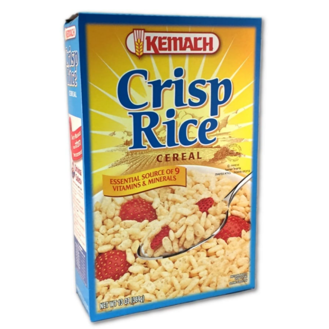 Kemach Crisp Rice Cereal 13 Oz