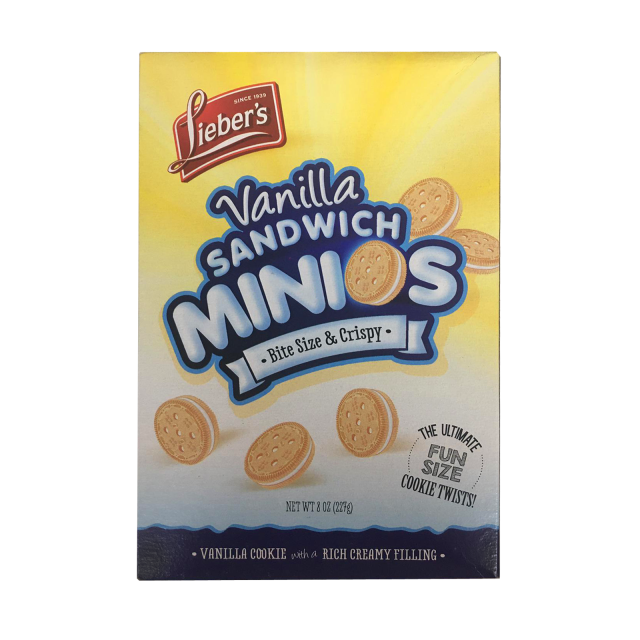 Liebers Vanilla Sandwich Minios 8 Oz