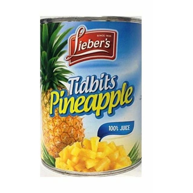 Liebers Tidbits Pineapple 20 Oz