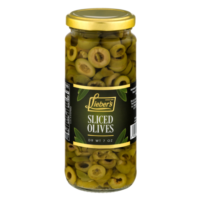 Liebers Sliced Olives 7 Oz