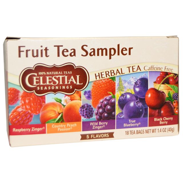 Celestial Seasonings Fruit Herb Tea Sampler 18 Tea Bags