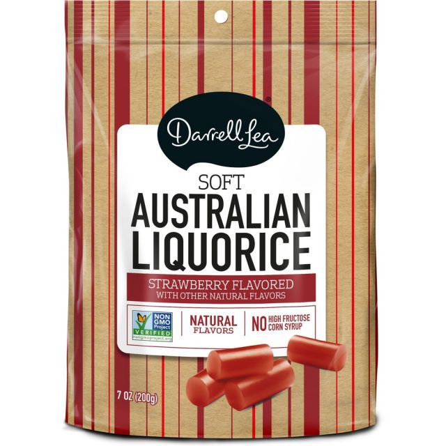 Darrell Lea Soft Eating Liquorice Strawberry 7 Oz