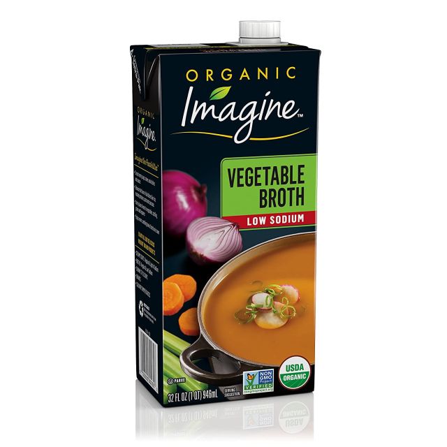 Imagine Organic Low Sodium Vegetable Broth 32 Oz