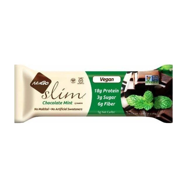 NuGo Slim Protein Bar Chocolate Mint 1.76 Oz