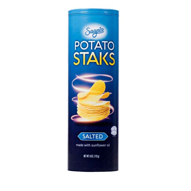 Saapir Potato Stacks Salt 6 Oz