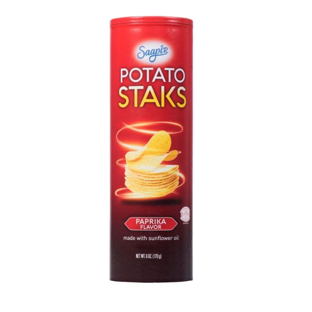 Saapir Potato Stacks Paprika 6 Oz