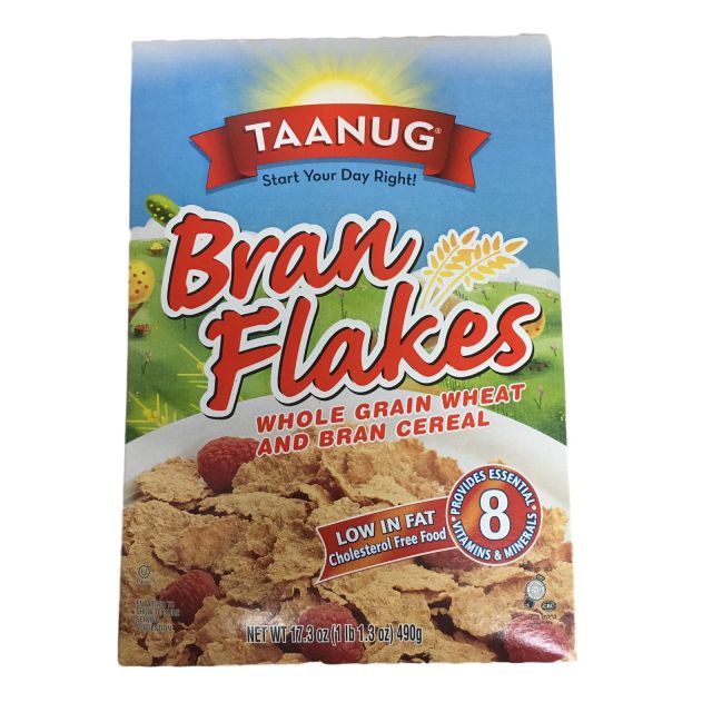 Taanug Bran Flakes Cereal 18 Oz