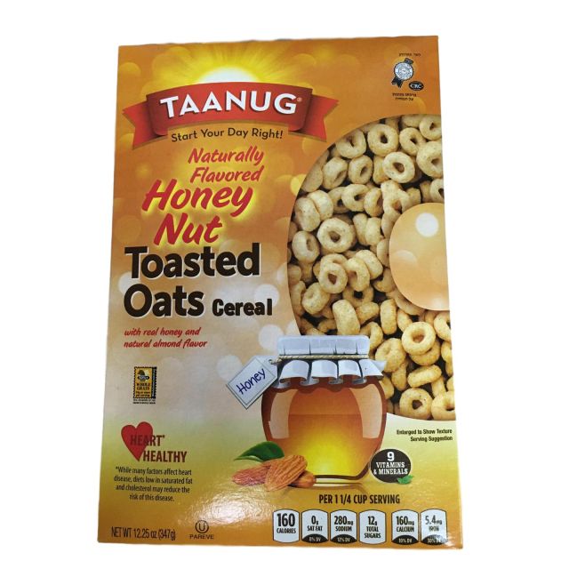 Taanug Hony Nut Toast Oat 12.25 Oz